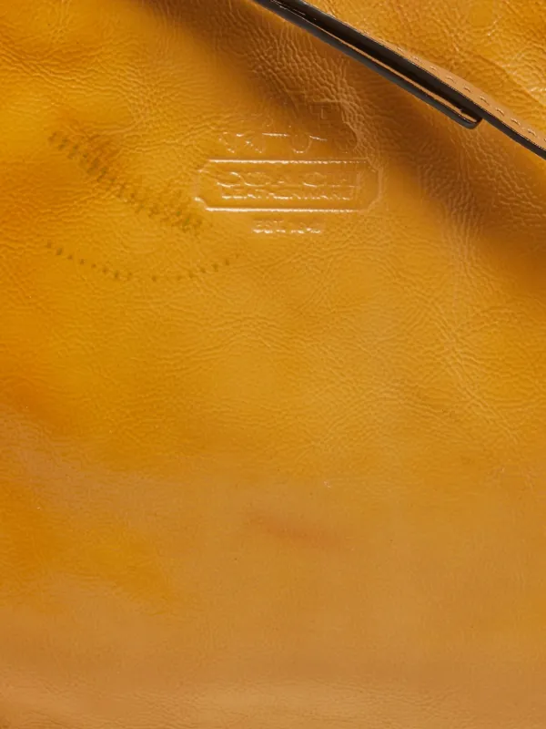 Coach Vintage Leather Shoulder Bag | Yellow | FARFETCH