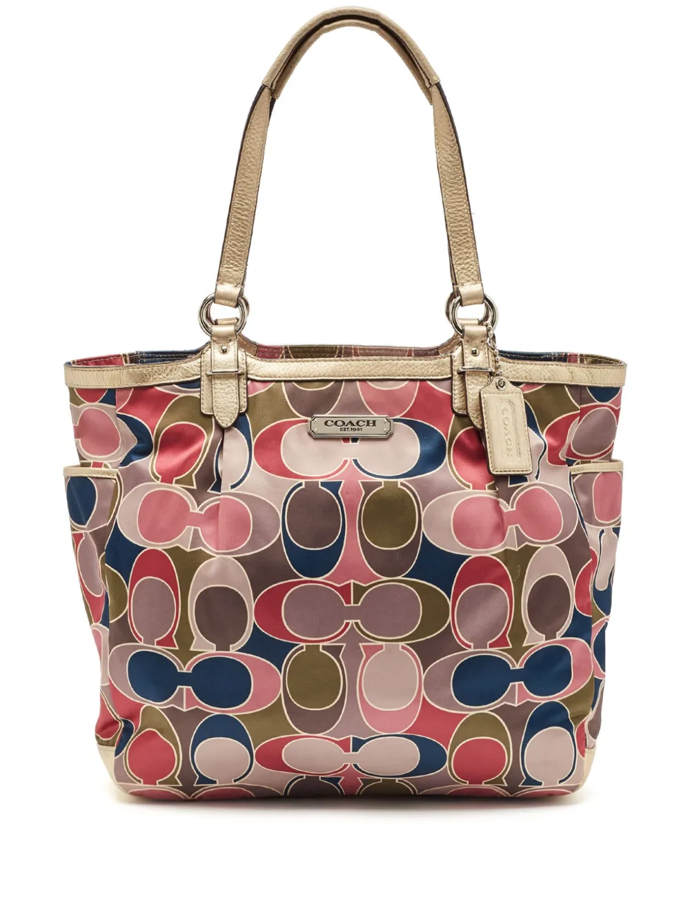 signature pattern tote bag