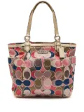 Coach Vintage signature pattern tote bag - Pink