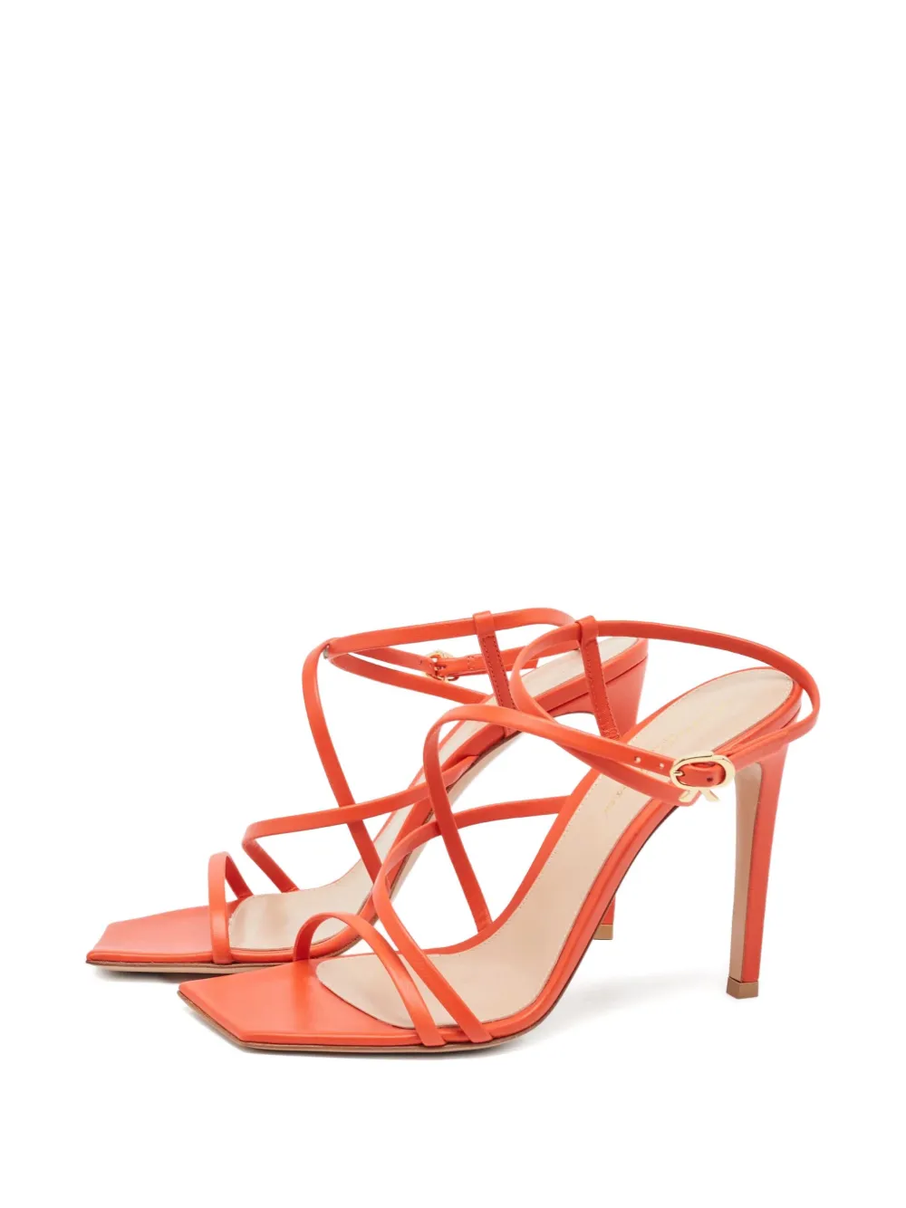 Gianvito Rossi 105mm Manilla leather strap sandals | Image 2