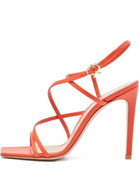 Gianvito Rossi 105mm Manilla leather strap sandals