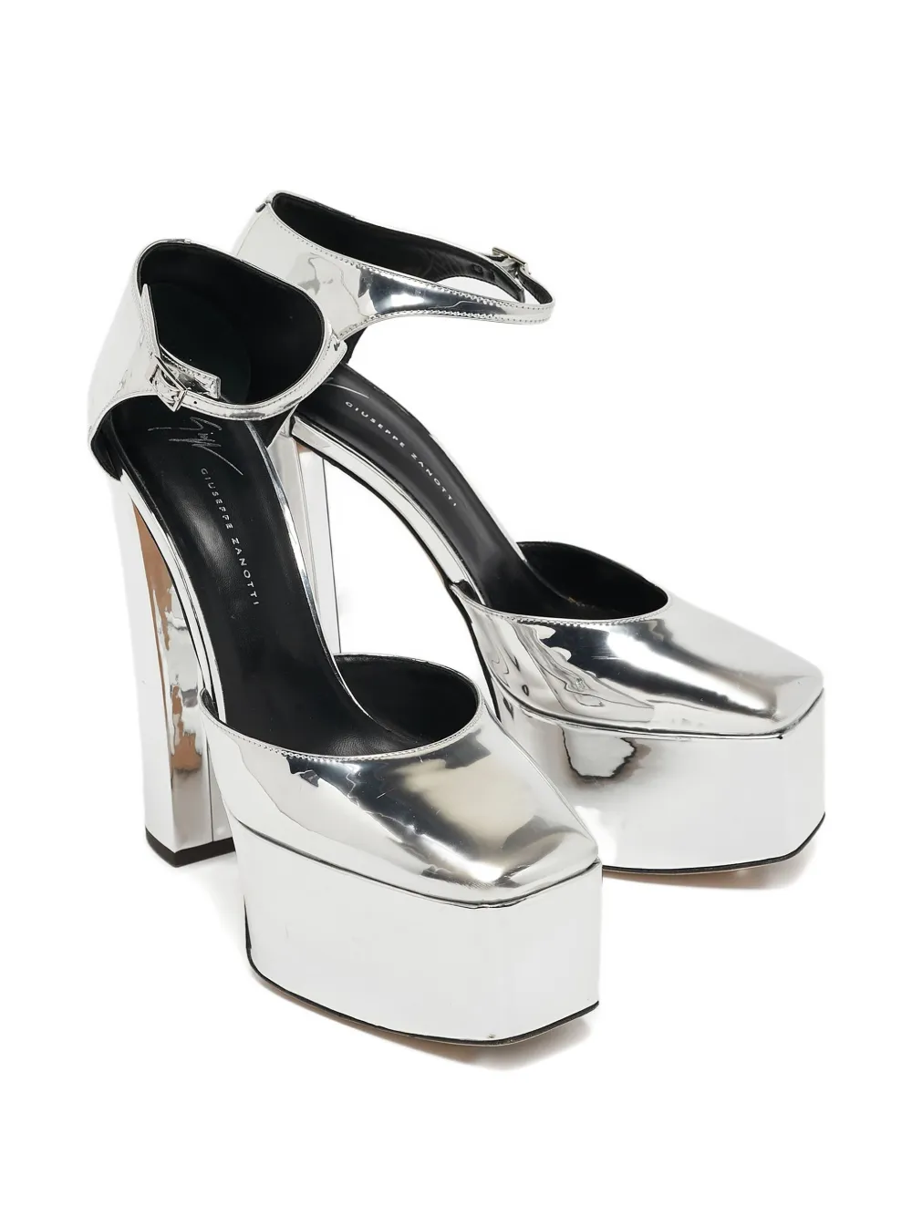 Giuseppe Zanotti Vintage 160 mm Bebe pumps met plateauzool - Grijs