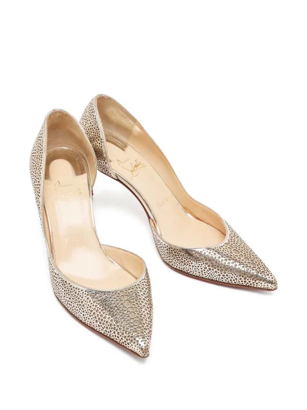 Christian Louboutin Pre-Owned zapatillas con corte a láser | Image 2