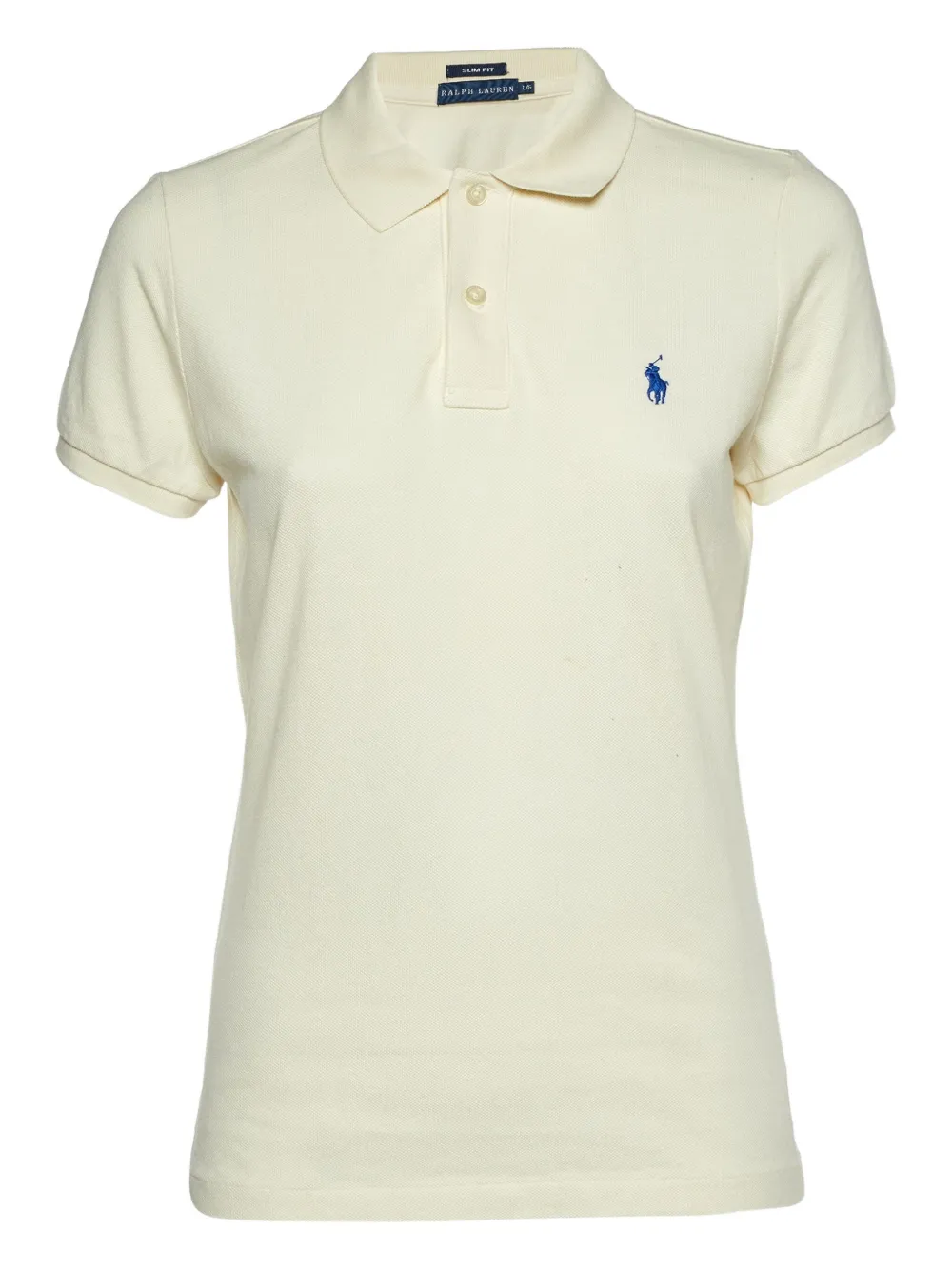 Polo Ralph Lauren Vintage logo-embroidered cotton polo shirt | Neutrals | Image 1