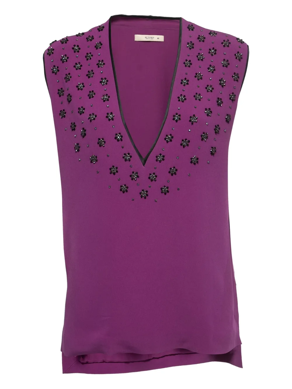 Etro Pre-Owned Embellishment blouse - Purple