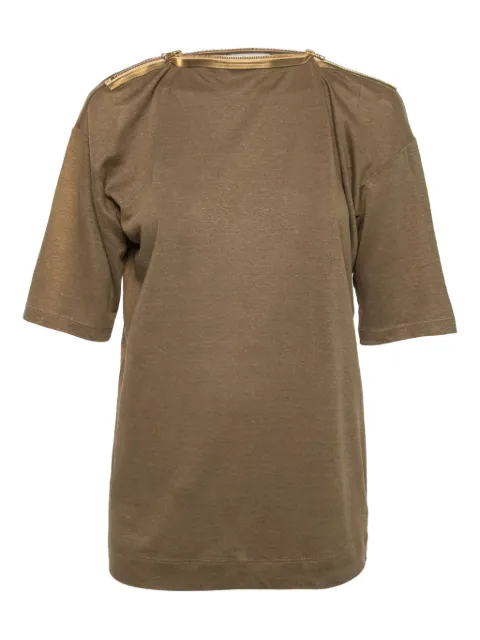 Stella McCartney Pre-Owned zip-detailed T-shirt