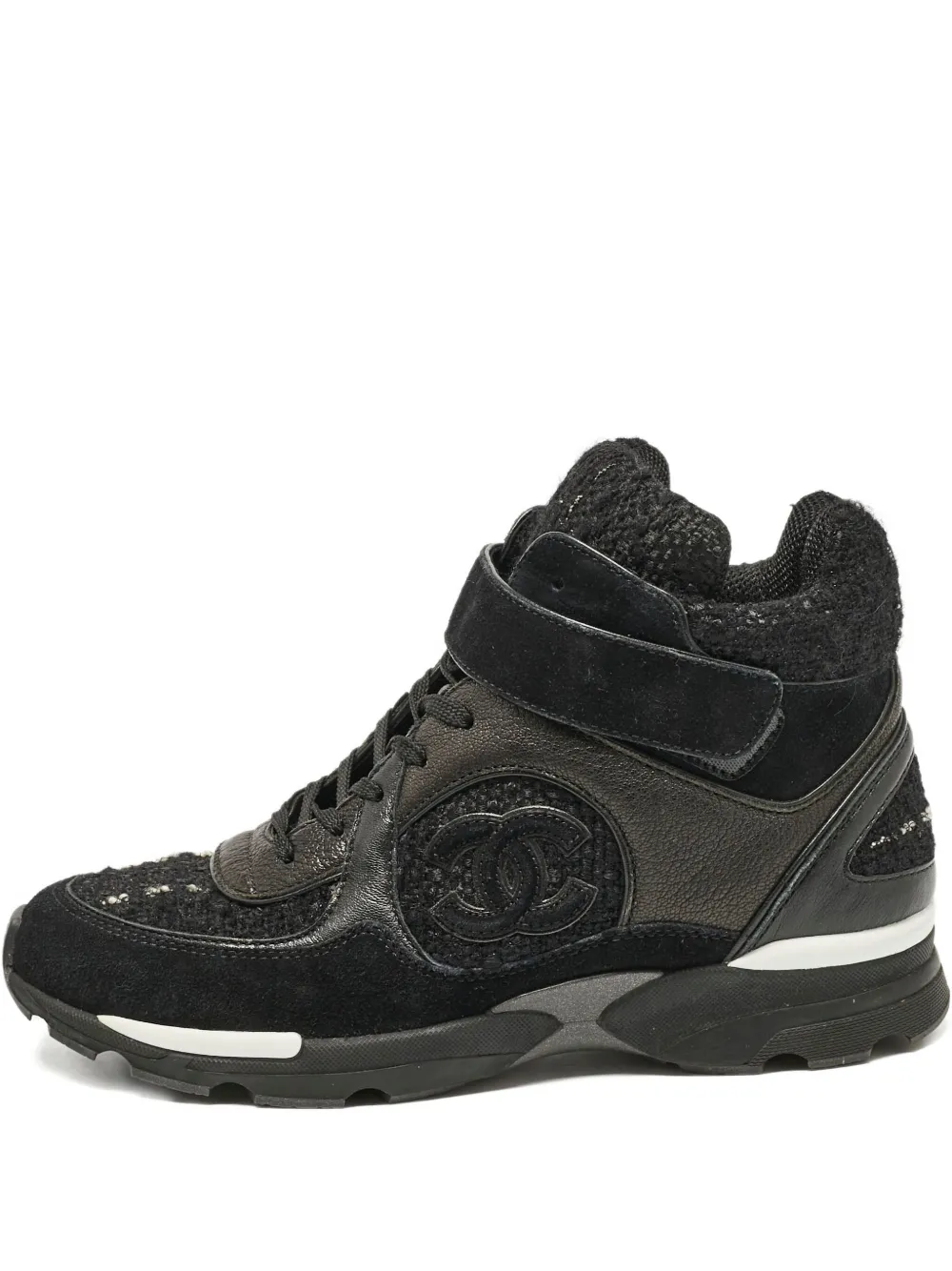 Pre-owned Chanel Cc Panelled Sneakers