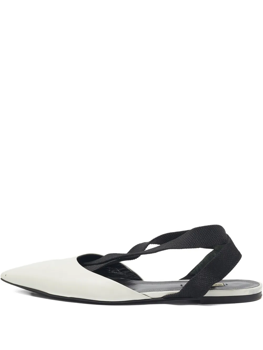 pointed slingback flat pumps