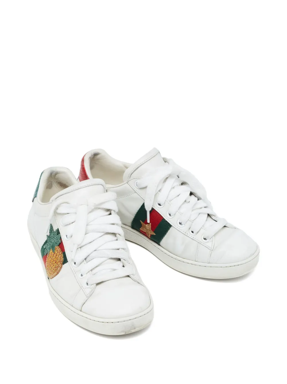 Gucci Pre-Owned 2024 Ace Ladybug Web-stripe sneakers | Image 2