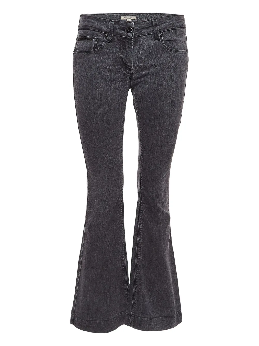 Pre-owned Burberry Logo-patch Flared Jeans