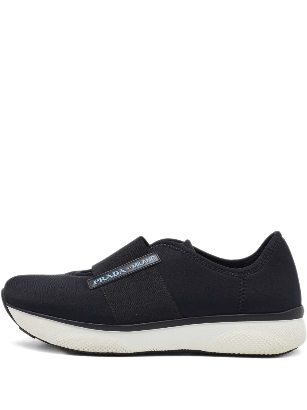 Prada Pre-Owned slip-on sneakers - ブラック Prada Pre-Owned slip-on sneakers - ブラック