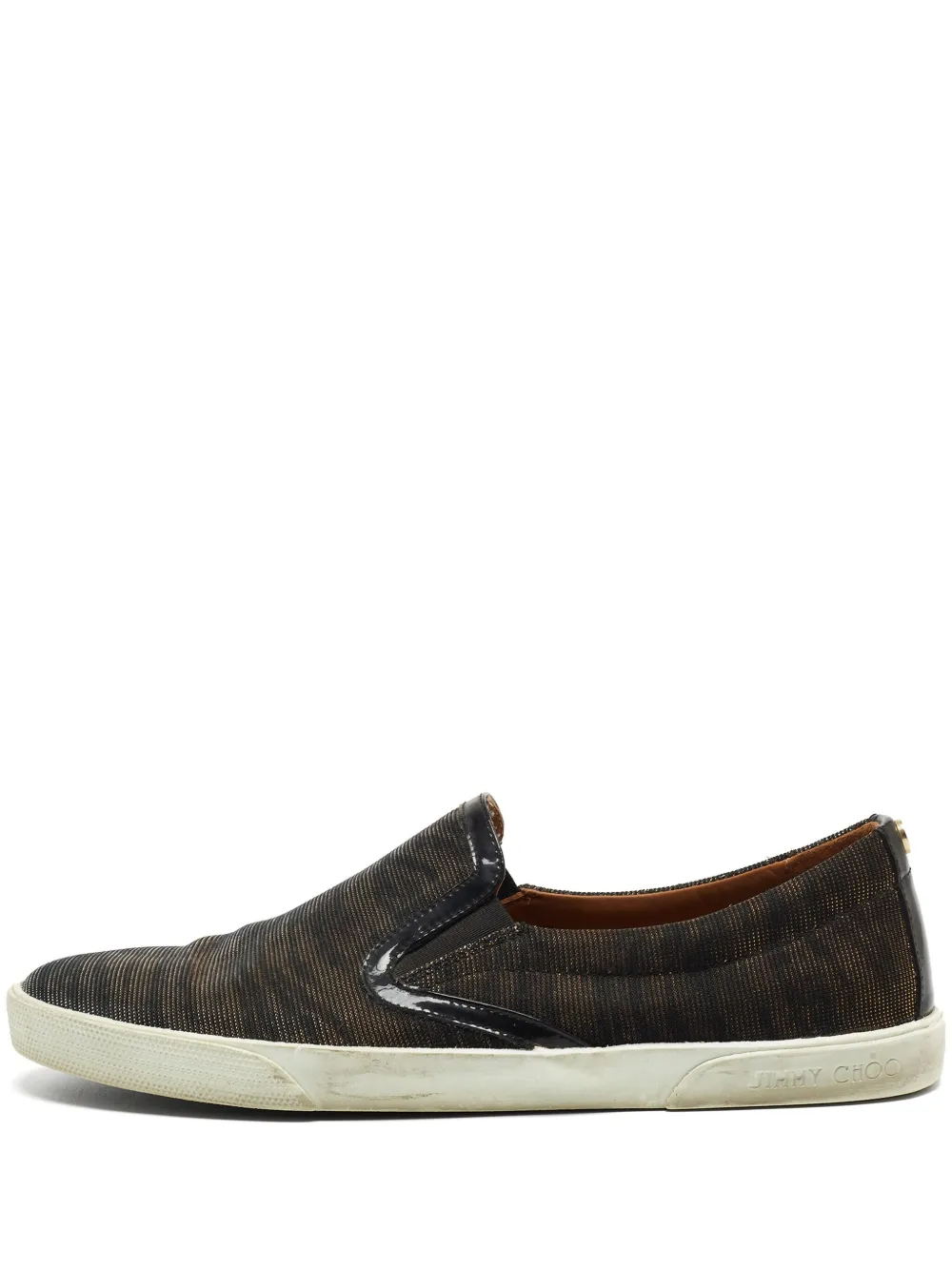leather slip-on sneakers