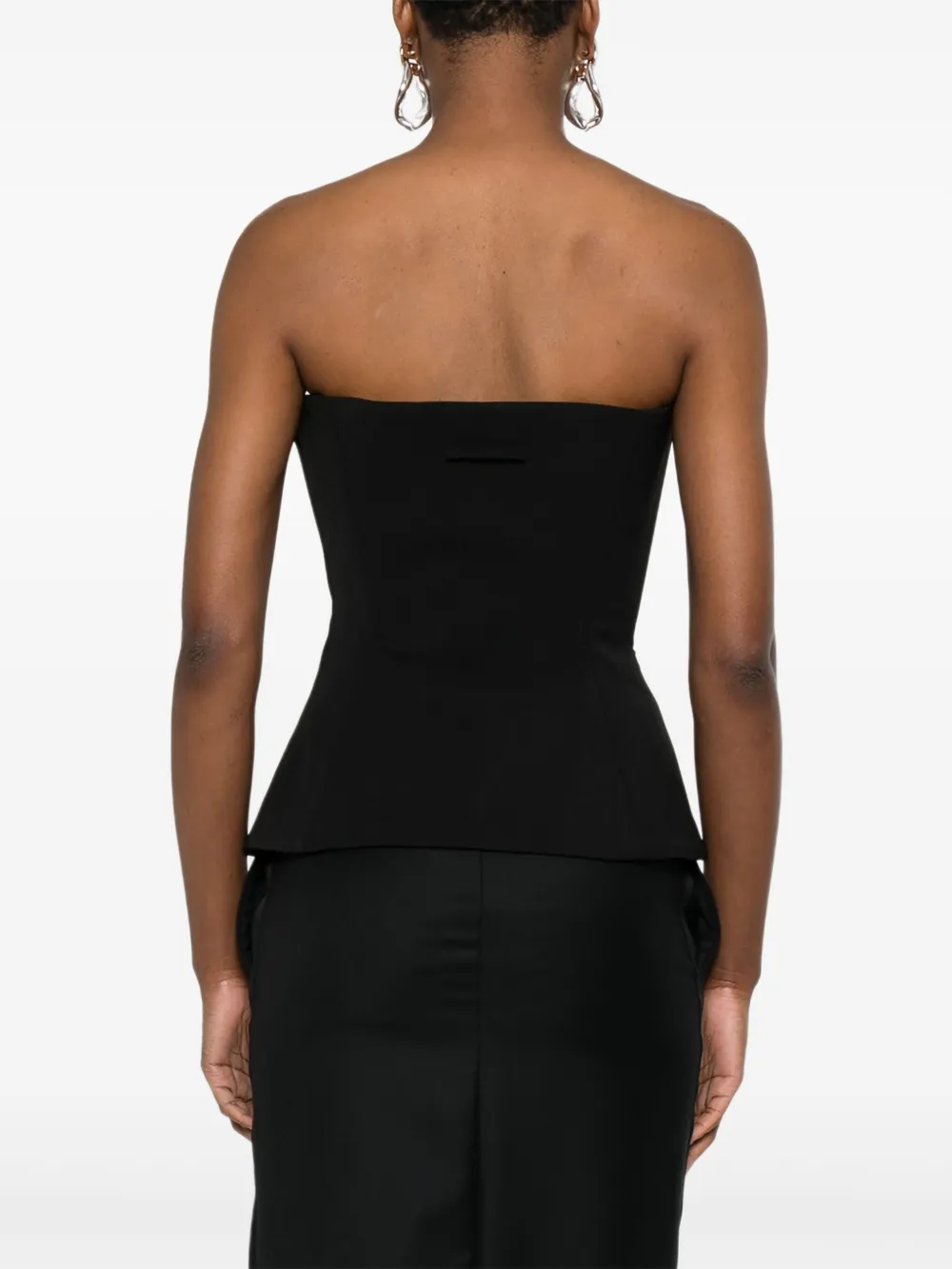 Jean Paul Gaultier Strapless korset Zwart