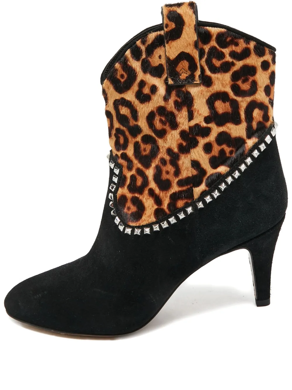 Marc Jacobs Vintage Pre-owned leopard-print studded boots | Brown | Image 1