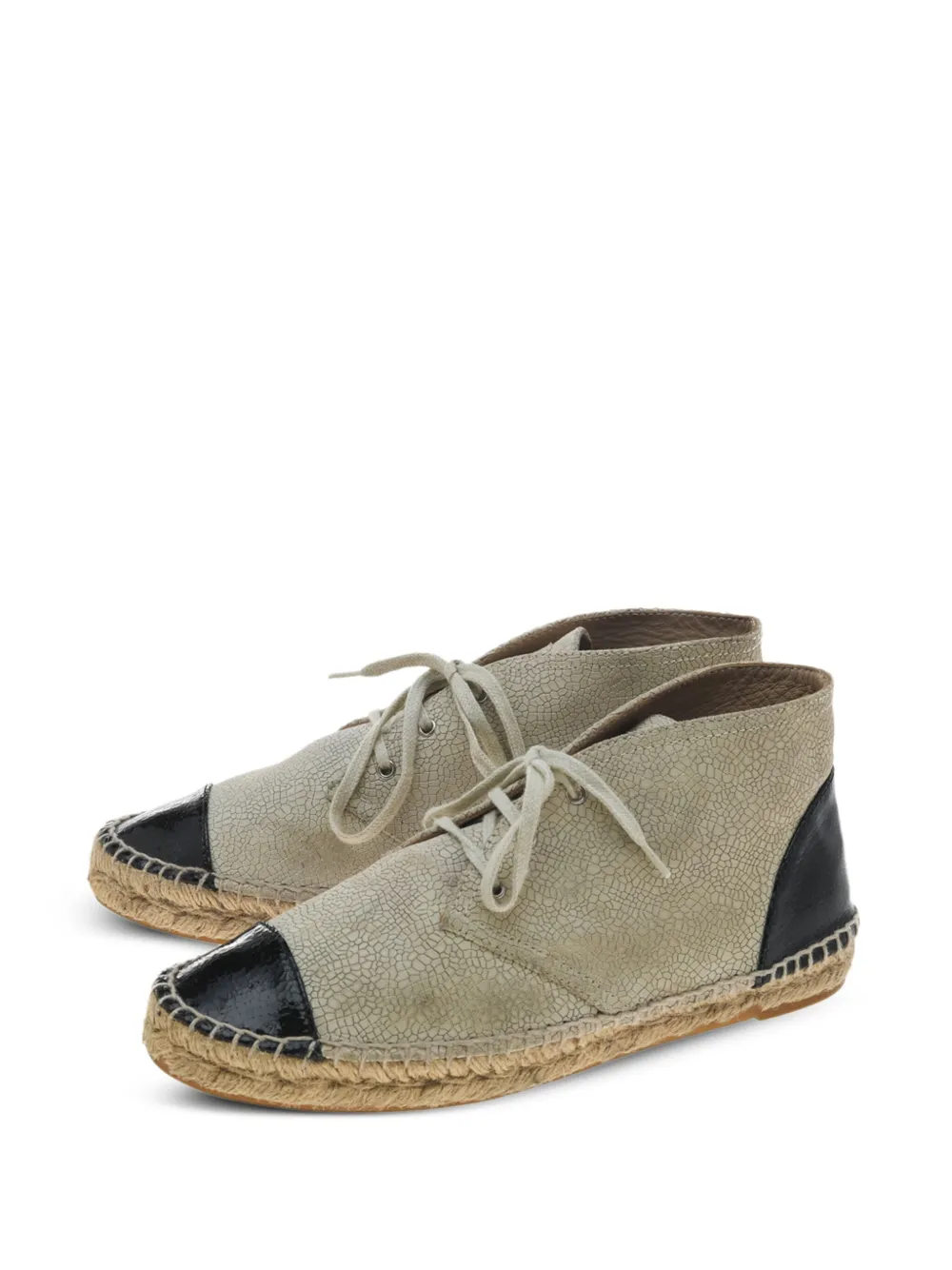CHANEL Pre-Owned leather lace-up sneakers | Image 2