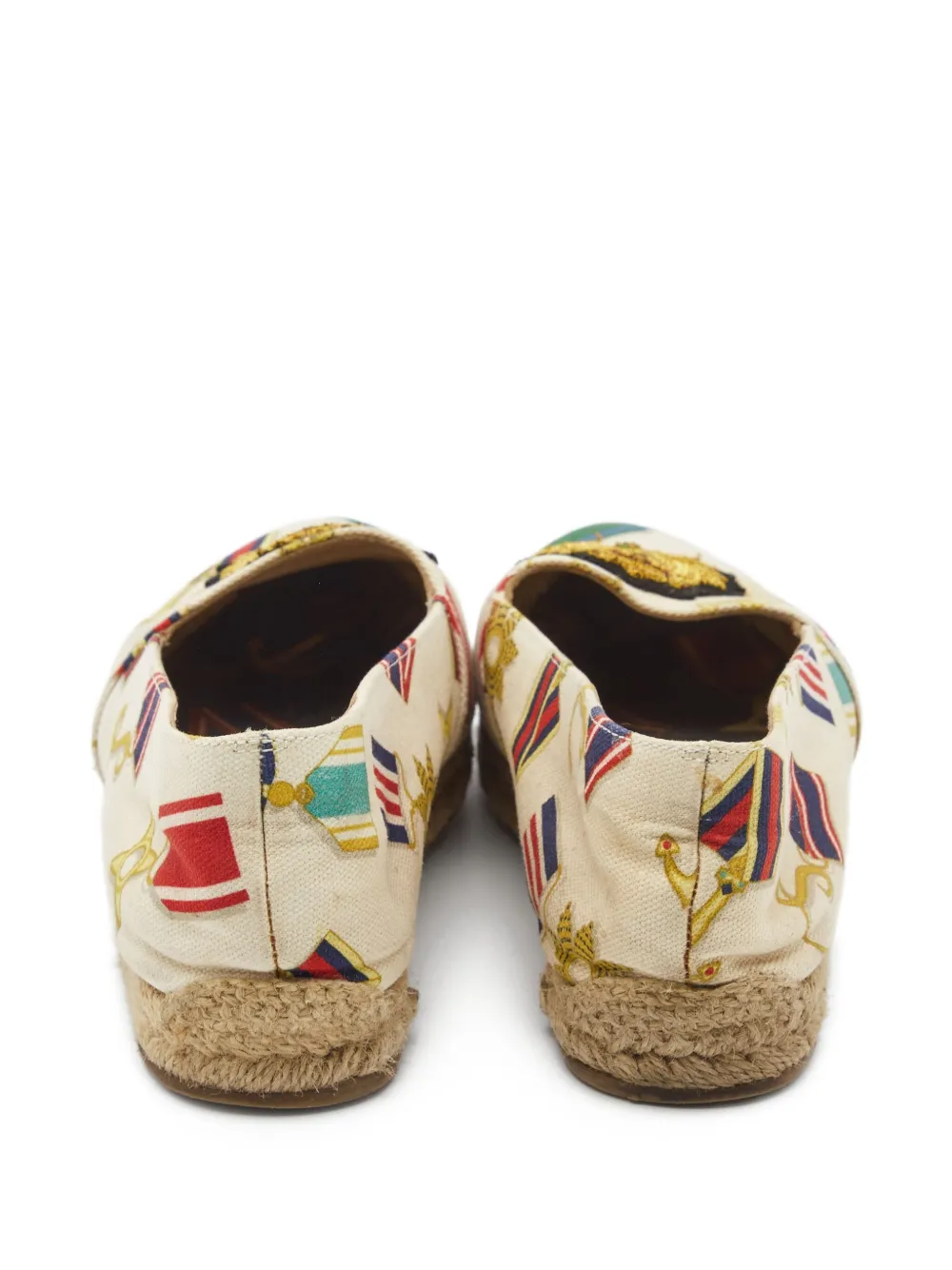Christian Louboutin Pre-Owned nautical-emblem flats | Image 2