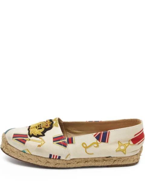 Christian Louboutin Pre-Owned nautical-emblem flats