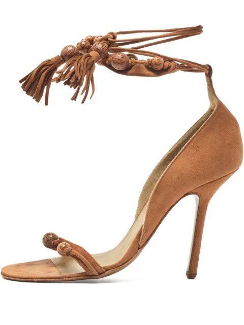 Givenchy Pre-Owned Sandalen mit Perlen 110mm
