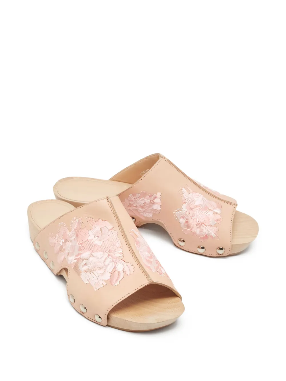 Alexander McQueen Pre-Owned floral-embroidered sandals | Image 2