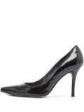 Stuart Weitzman 105mm patent -leather stiletto heels - Black