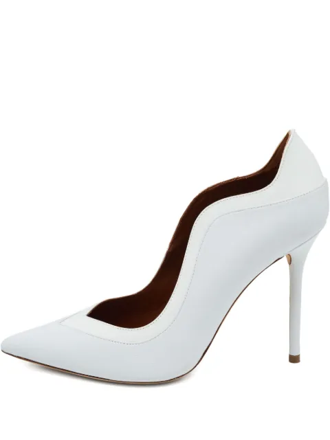 Malone Souliers 110mm patent-leather pointed-toe pumps