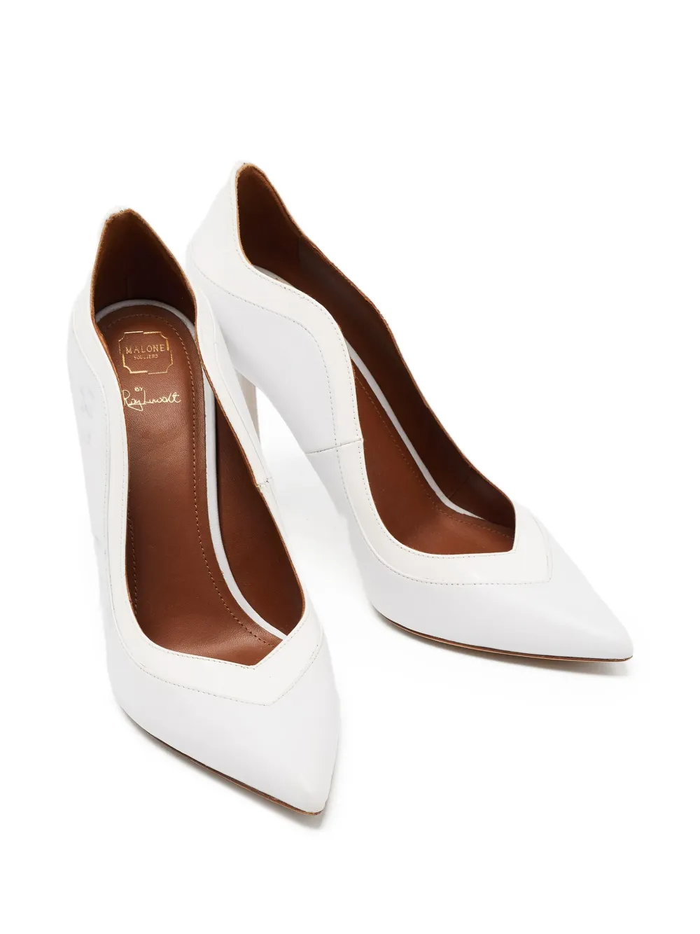 Malone Souliers 110mm patent-leather pointed-toe pumps | Heeled Pumps | Image 2