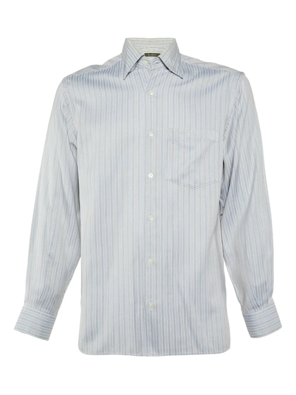 Ermenegildo Zegna Vintage chest-pocket striped shirt | Blue | Image 1