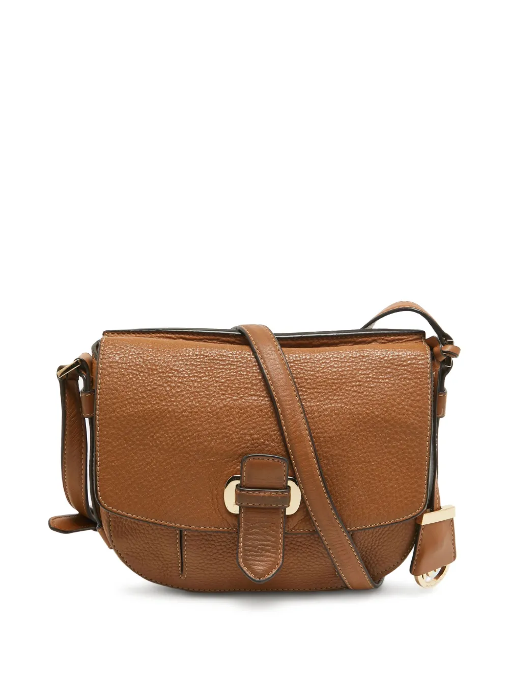 Michael Kors Vintage プレオウンド レザーショルダーバッグ - ブラウン Michael Kors Vintage プレオウンド レザーショルダーバッグ - ブラウン