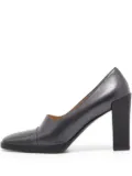 Gucci Pre-Owned 100mm square-toe pumps - Grey