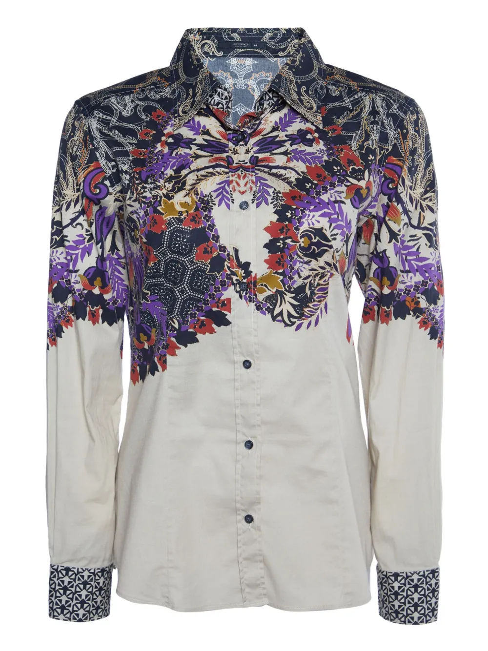 Etro Pre-Owned camisa con estampado de cachemira | neutro | Image 1