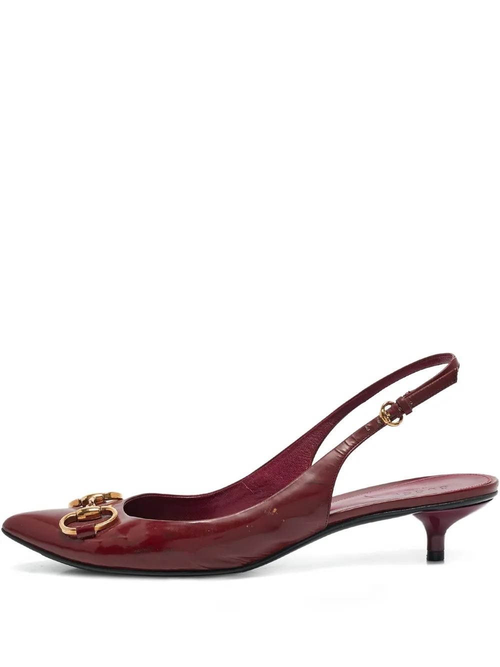 Gucci Pre-Owned スリングバック パンプス - レッド Gucci Pre-Owned スリングバック パンプス - レッド