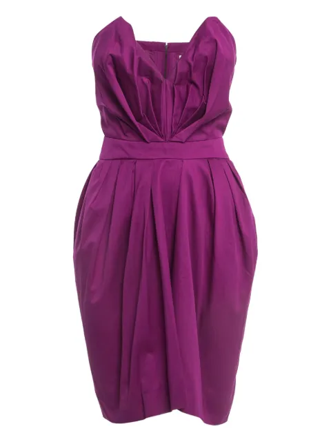 Saint Laurent Pre-Owned vestido strapless
