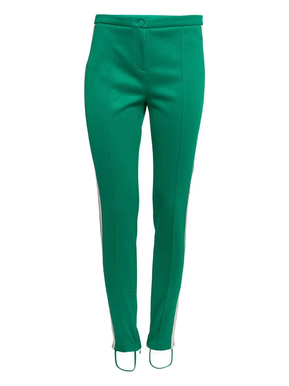 Gucci Pre-Owned Web-stripe leggings | Green | Image 1