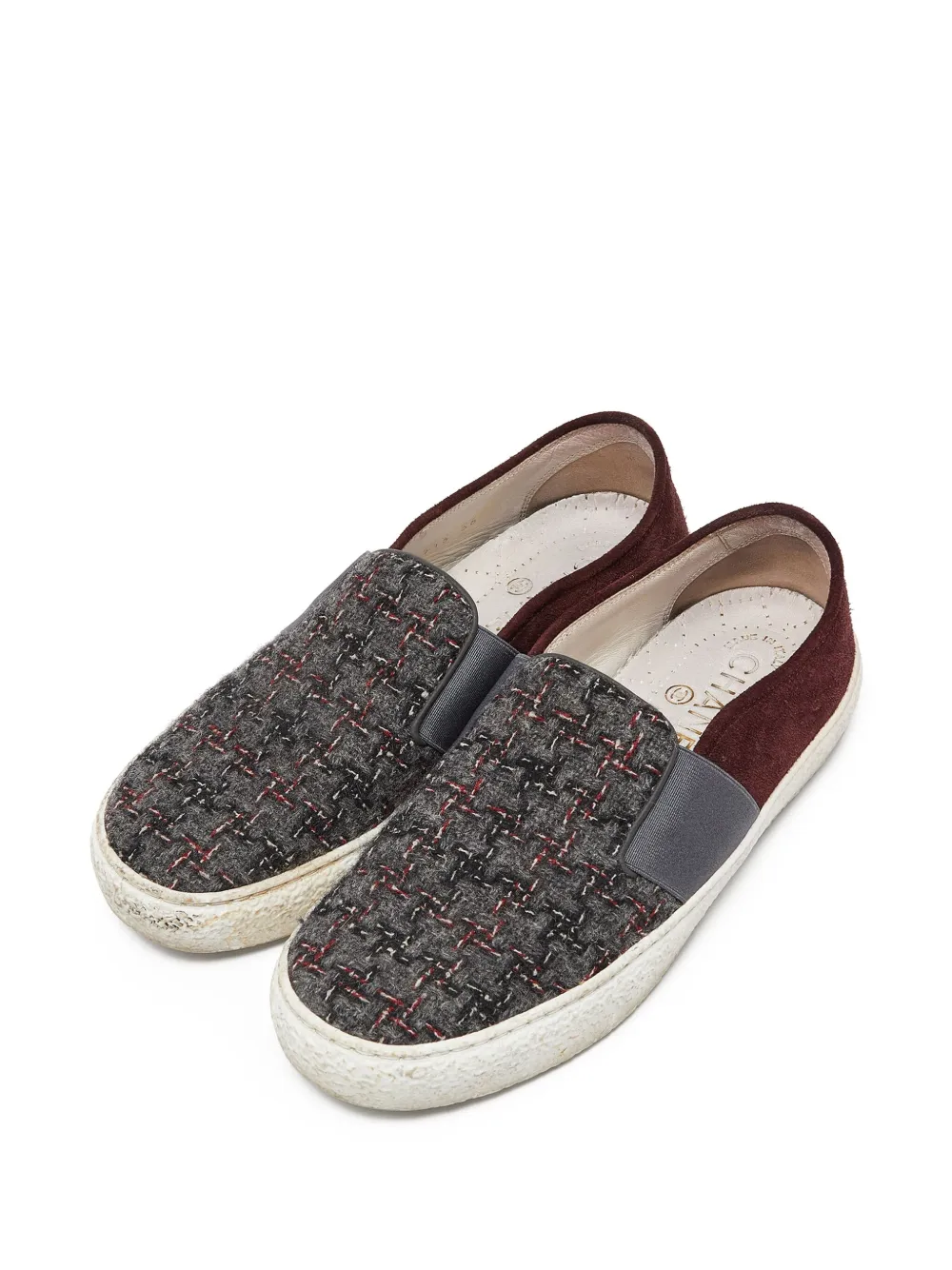CHANEL Pre-Owned mocassins en daim | Image 2