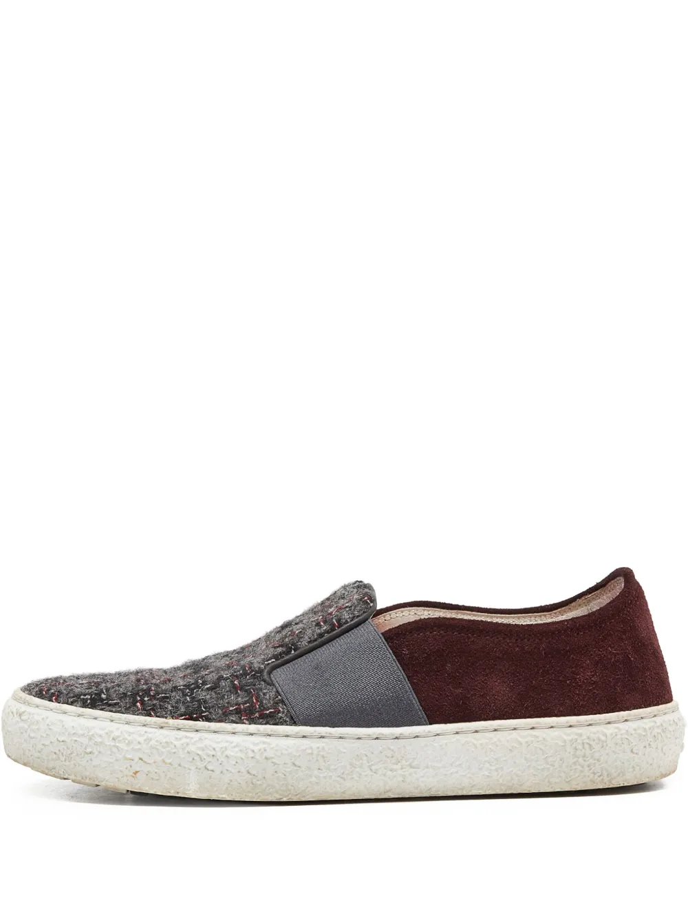 CHANEL Pre-Owned mocassins en daim | gris | Image 1