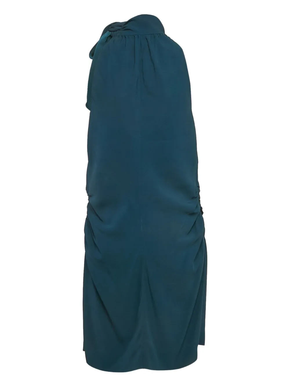 Saint Laurent Pre-Owned Mini-jurk van crêpe - Blauw