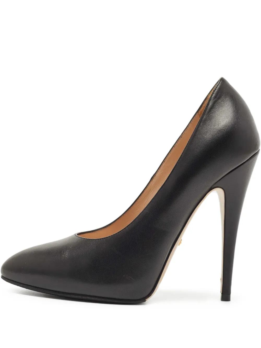 125mm leather pumps