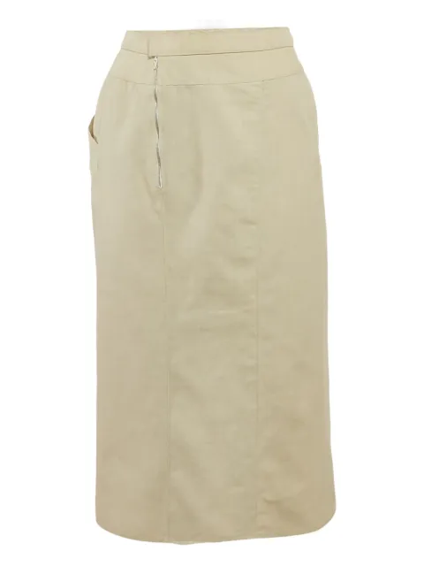Chloé Pre-Owned cotton tailored skirt