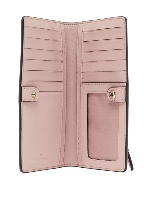 Kate Spade Staci Saffiano Leather Continental Wallet | Pink  display picture 1