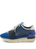 Balenciaga Pre-Owned Race Runner mesh-panel lace-up sneakers - Blue