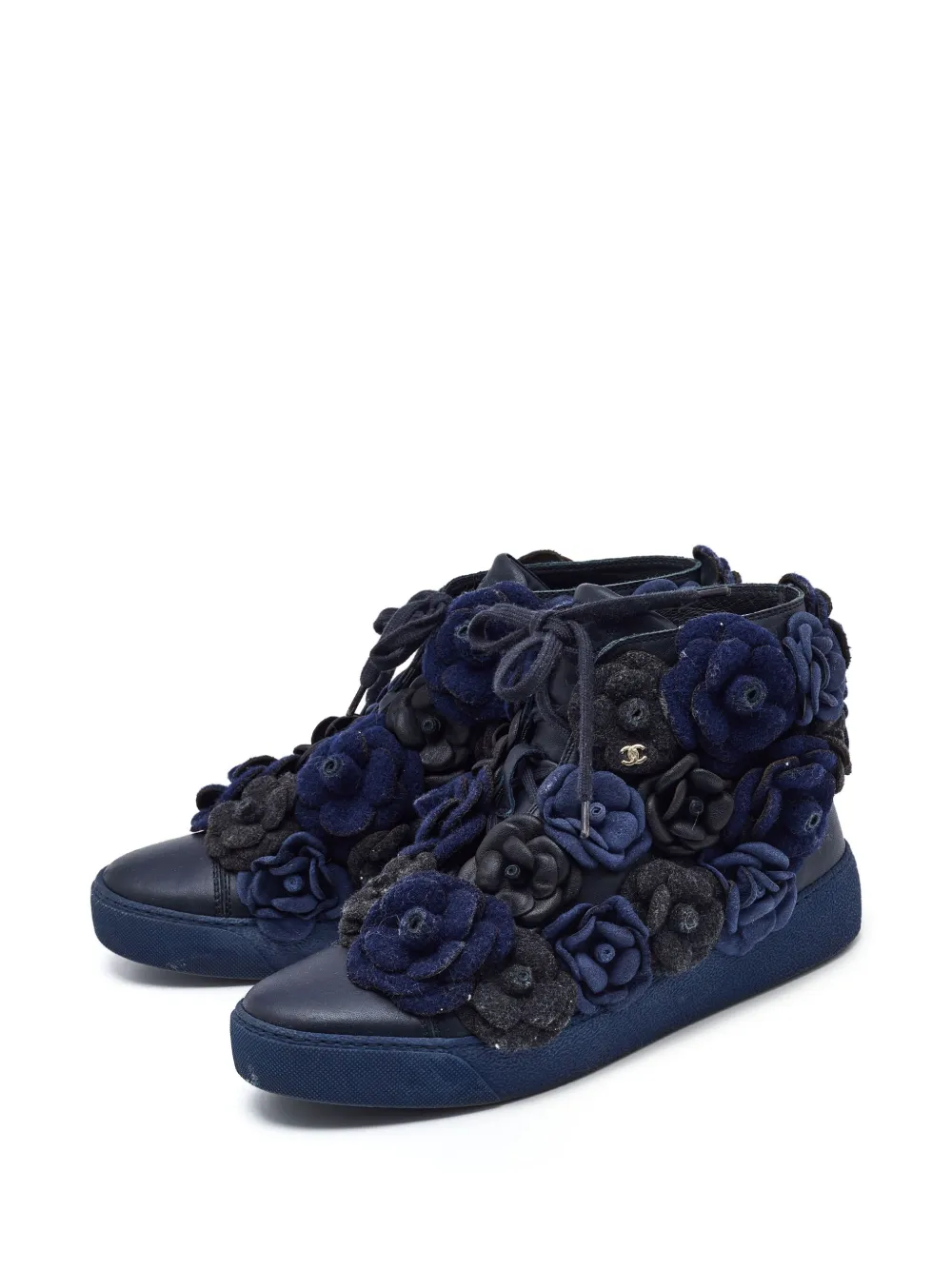CHANEL Pre-Owned Camellia sneakers - Zwart
