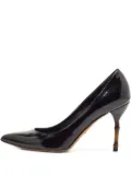 Gucci Pre-Owned 95mm Bamboo-heel pumps - Black