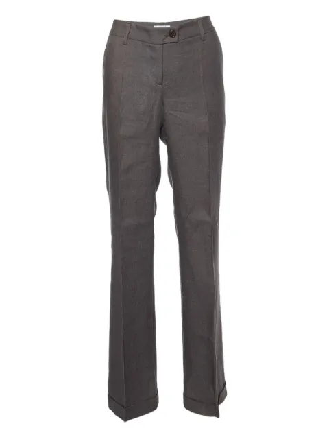 Moschino Pre-Owned linen tailored trousers