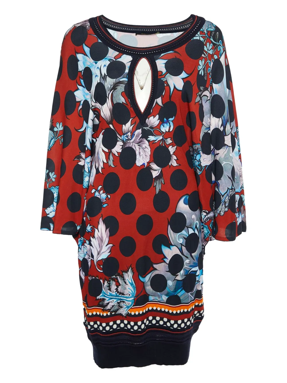 Pre-owned polka-dot dress