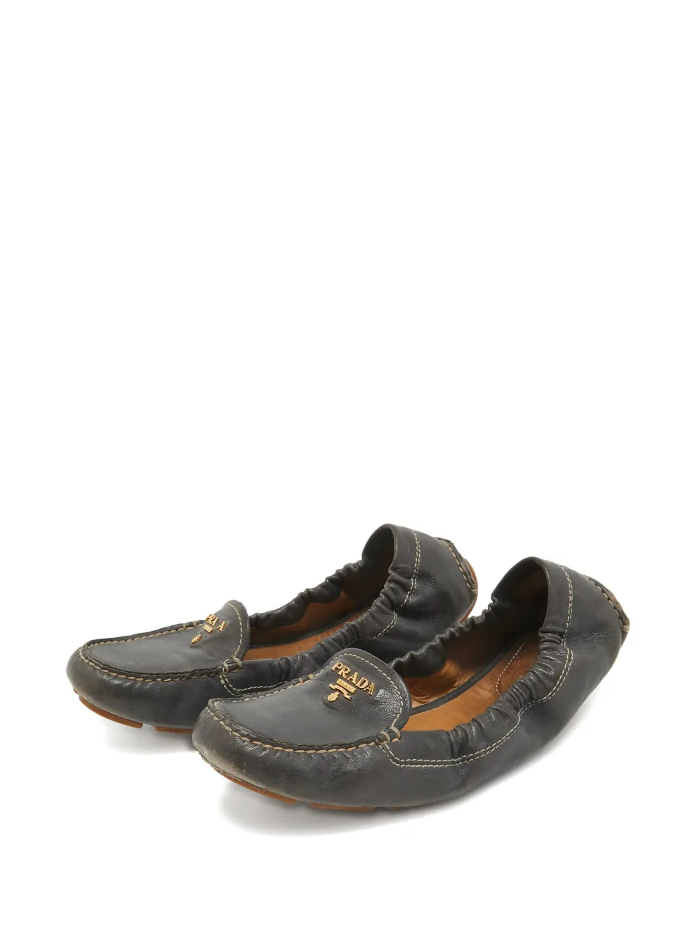 Prada Pre-Owned leather flats | Image 2