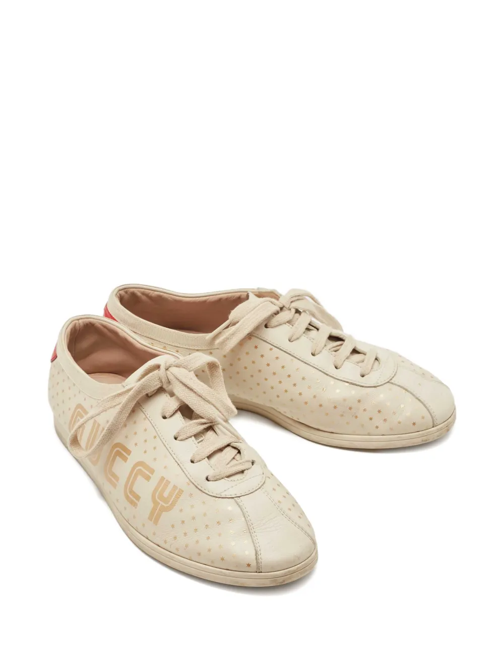 Gucci Pre-Owned Falacer sneakers - Beige