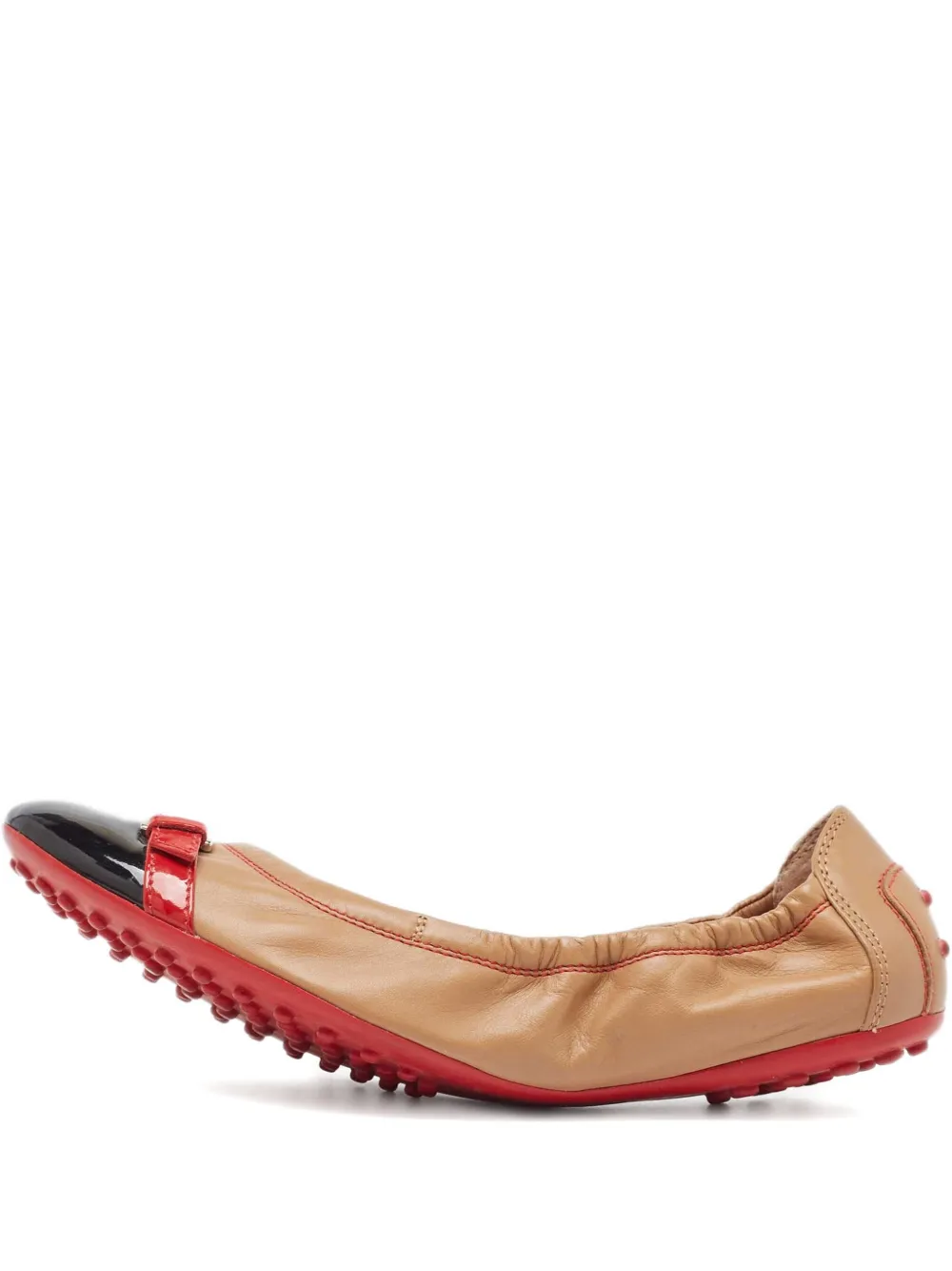 Pre-owned Tod's Vintage  Scrunch Ballet Flats