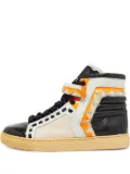 Sophia Webster pre-owned glitter high-top sneakers - Black