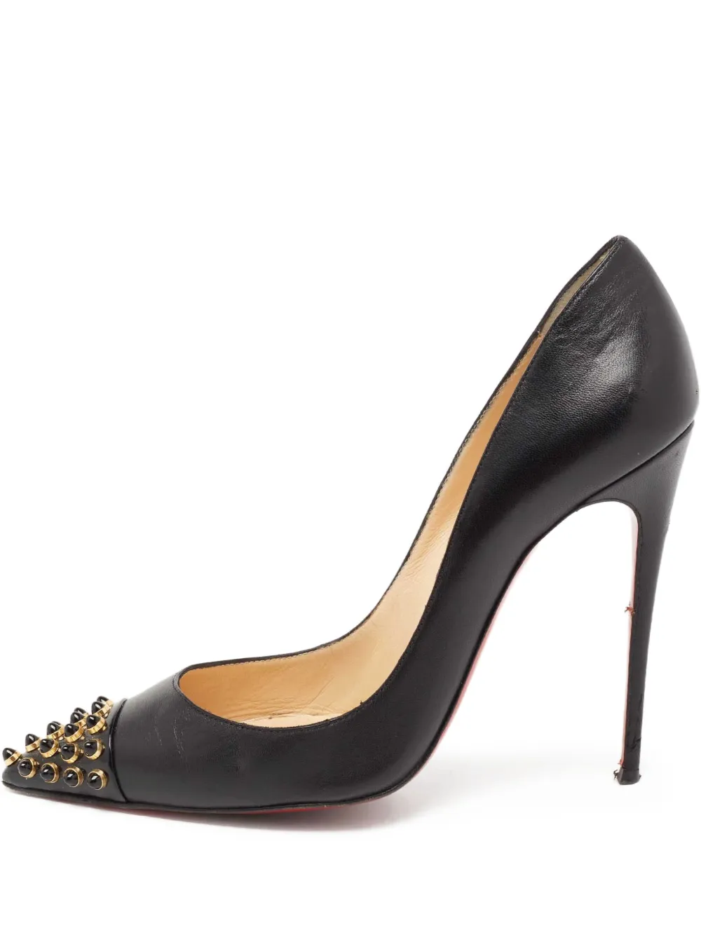 Christian Louboutin Pre-Owned Cabo 115mm レザーパンプス - ブラック Christian Louboutin Pre-Owned Cabo 115mm レザーパンプス - ブラック