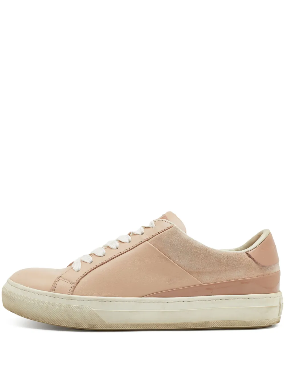 Tod's Vintage textured leather low-top sneakers | Neutrals | Image 1